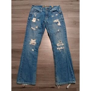 BKE Men's Carter‎ Distressed Ripped 100% Cotton Demin Jeans Size 30x31